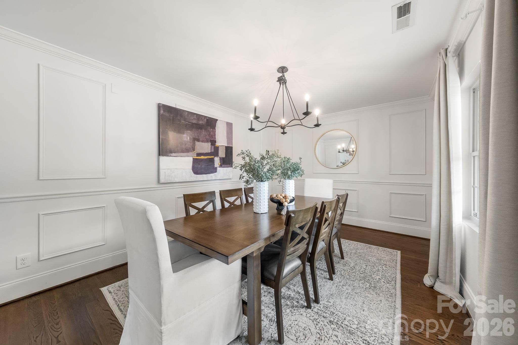 1121 South Wendover Road Charlotte, NC 28211 - Photo 10 of 48 a view of a dining room with furniture