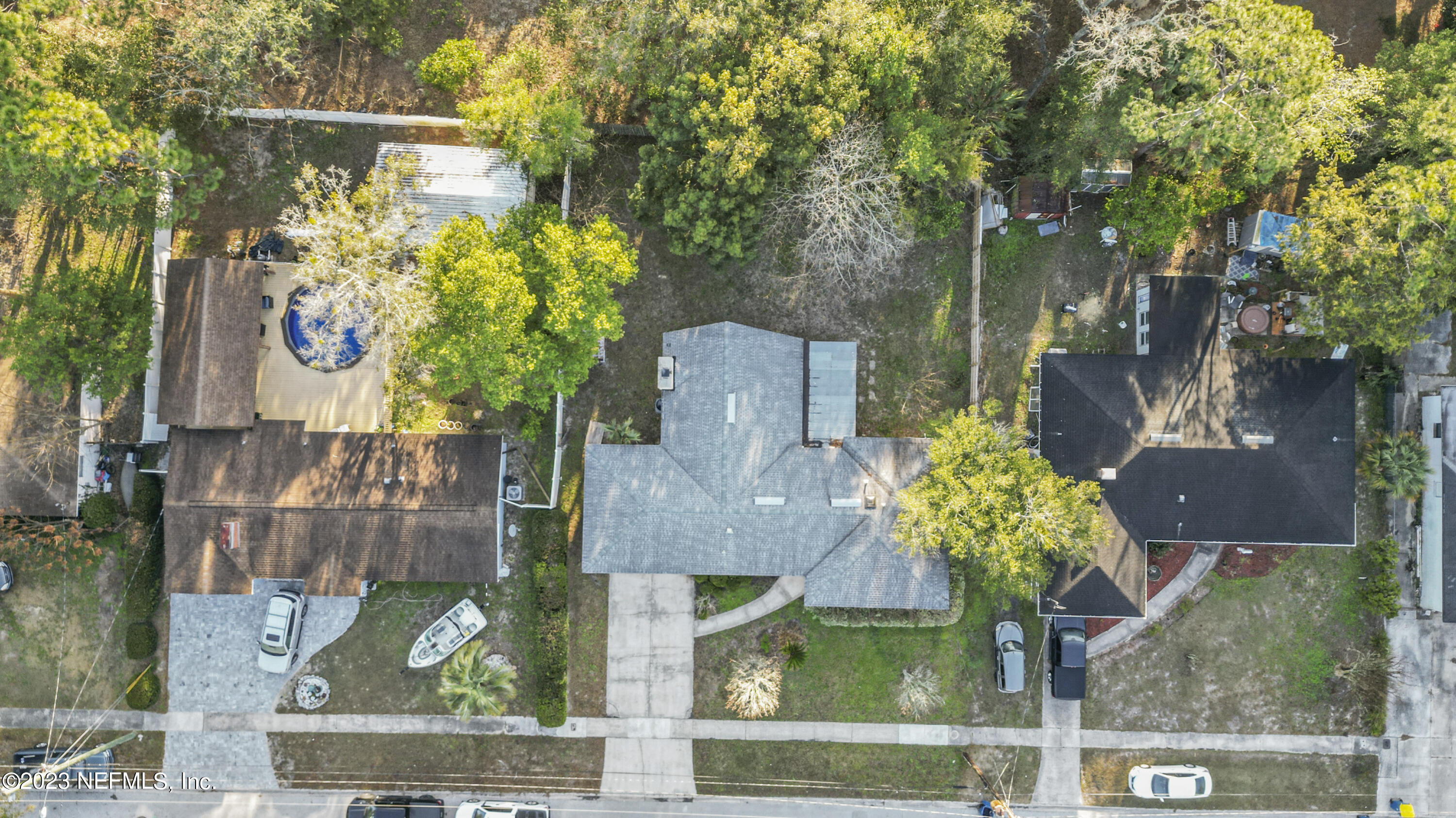 3751 Bess Road Jacksonville, FL 32277 - Photo 38 of 38 aerial view of a house with a garden