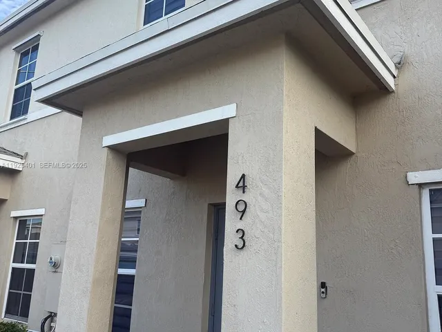 a view of front door