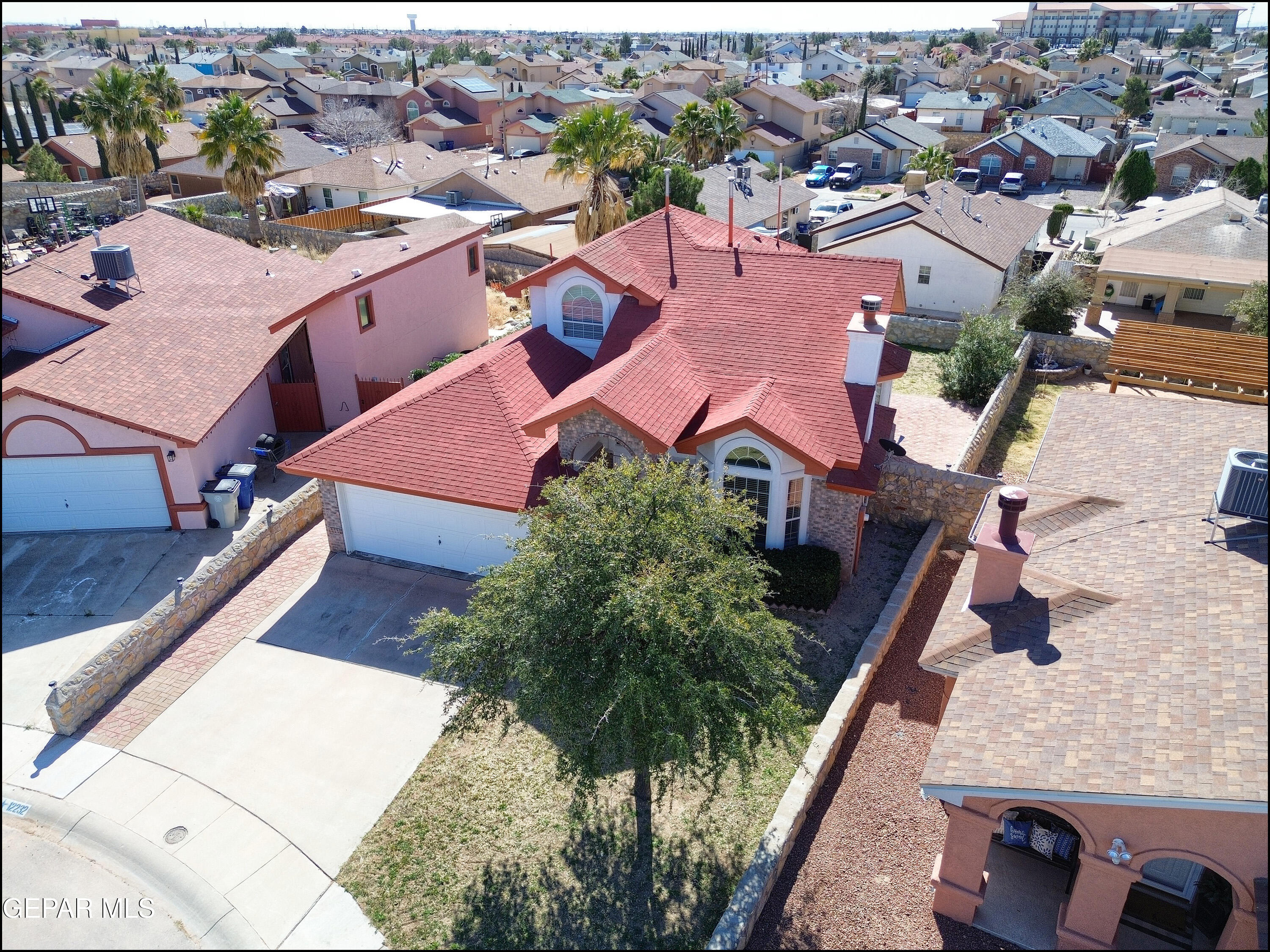 12232 Tierra Rosa Way El Paso, TX 79938 - Photo 31 of 34 an aerial view of residential houses with outdoor space