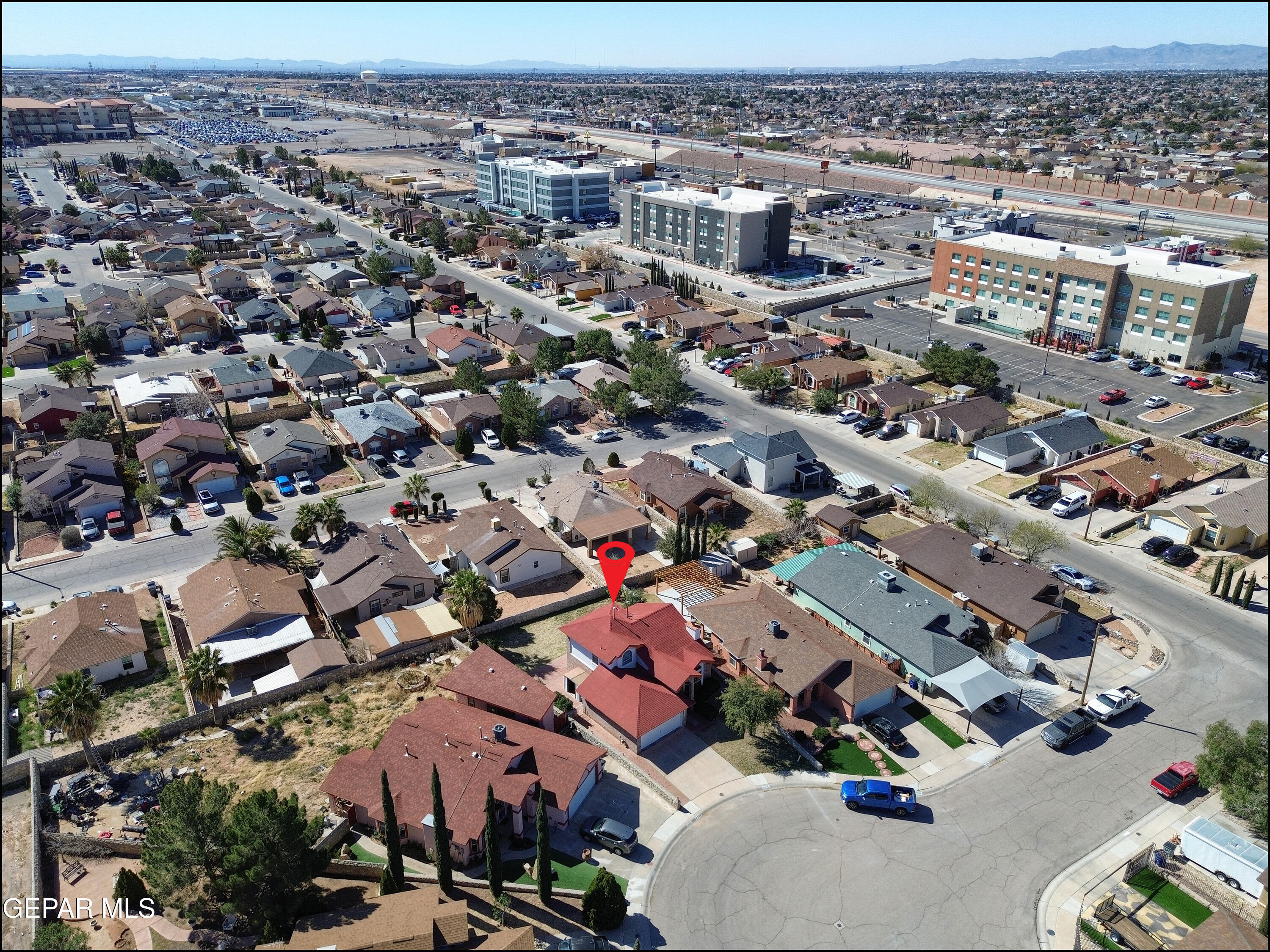 12232 Tierra Rosa Way El Paso, TX 79938 - Photo 34 of 34 an aerial view of a city
