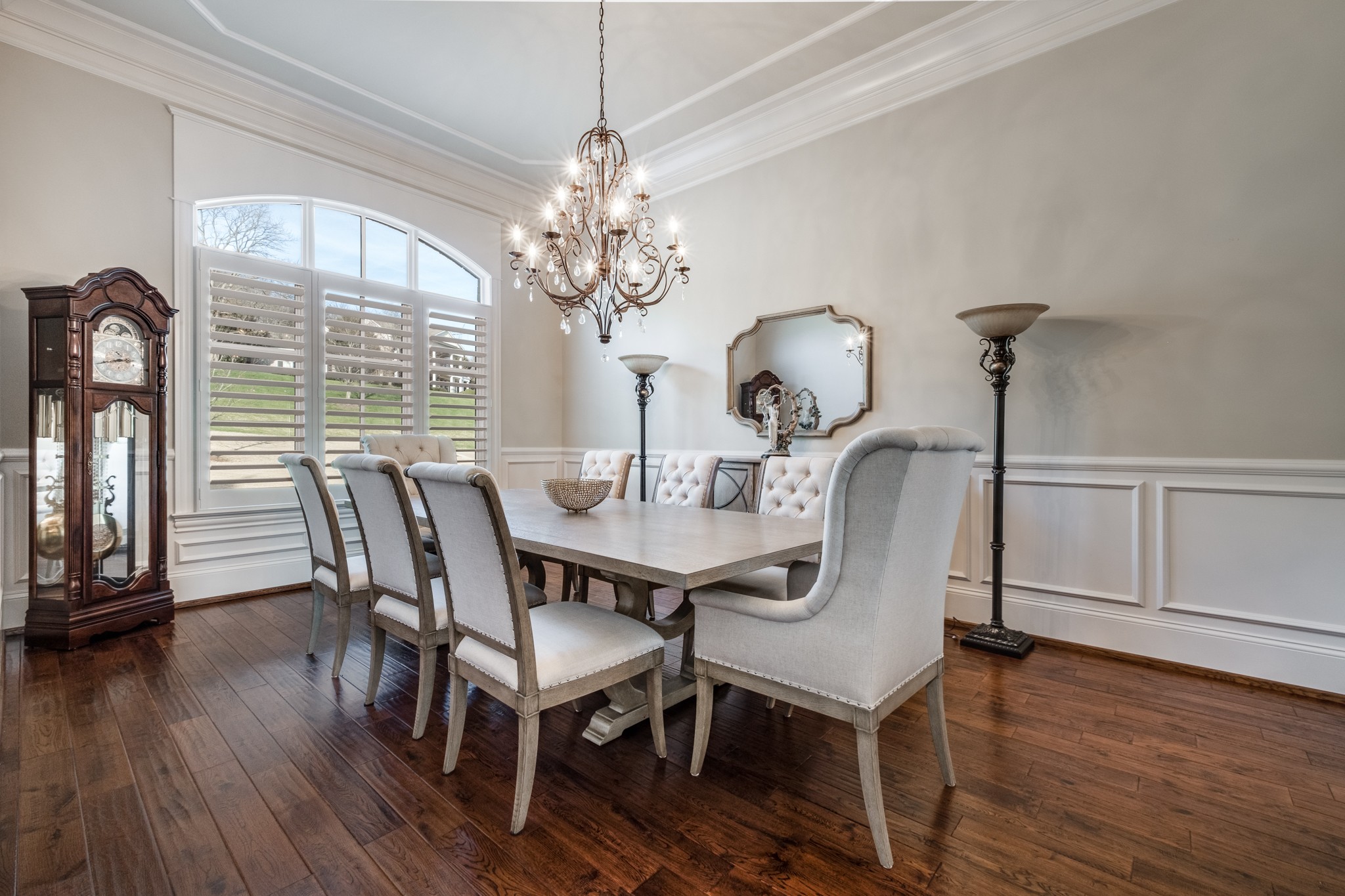 505 Legends Ridge Court Franklin, TN 37069 - Photo 11 of 70 a view of a dining room with furniture wooden floor and chandelier