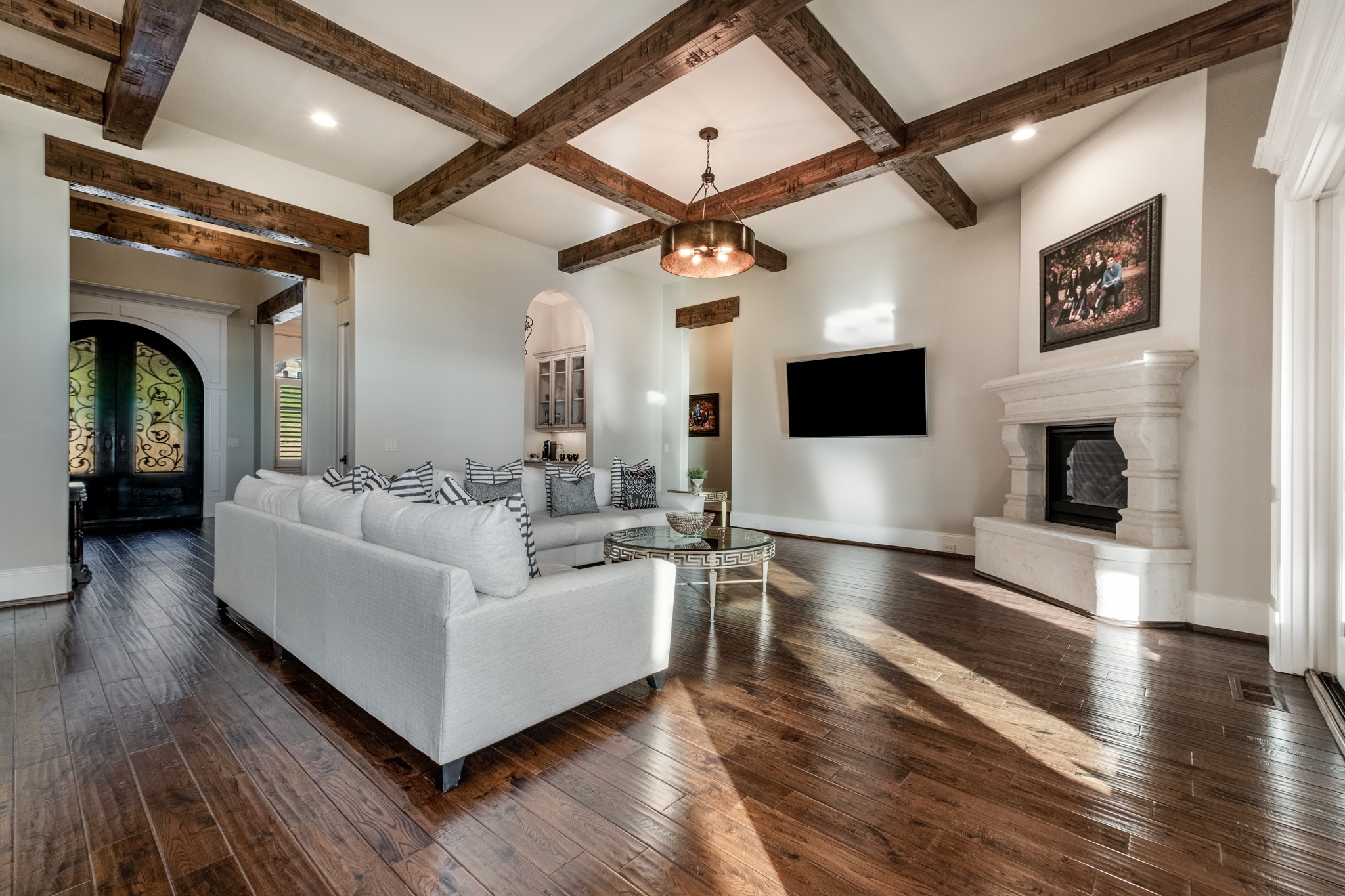 505 Legends Ridge Court Franklin, TN 37069 - Photo 23 of 70 a living room with furniture and a flat screen tv