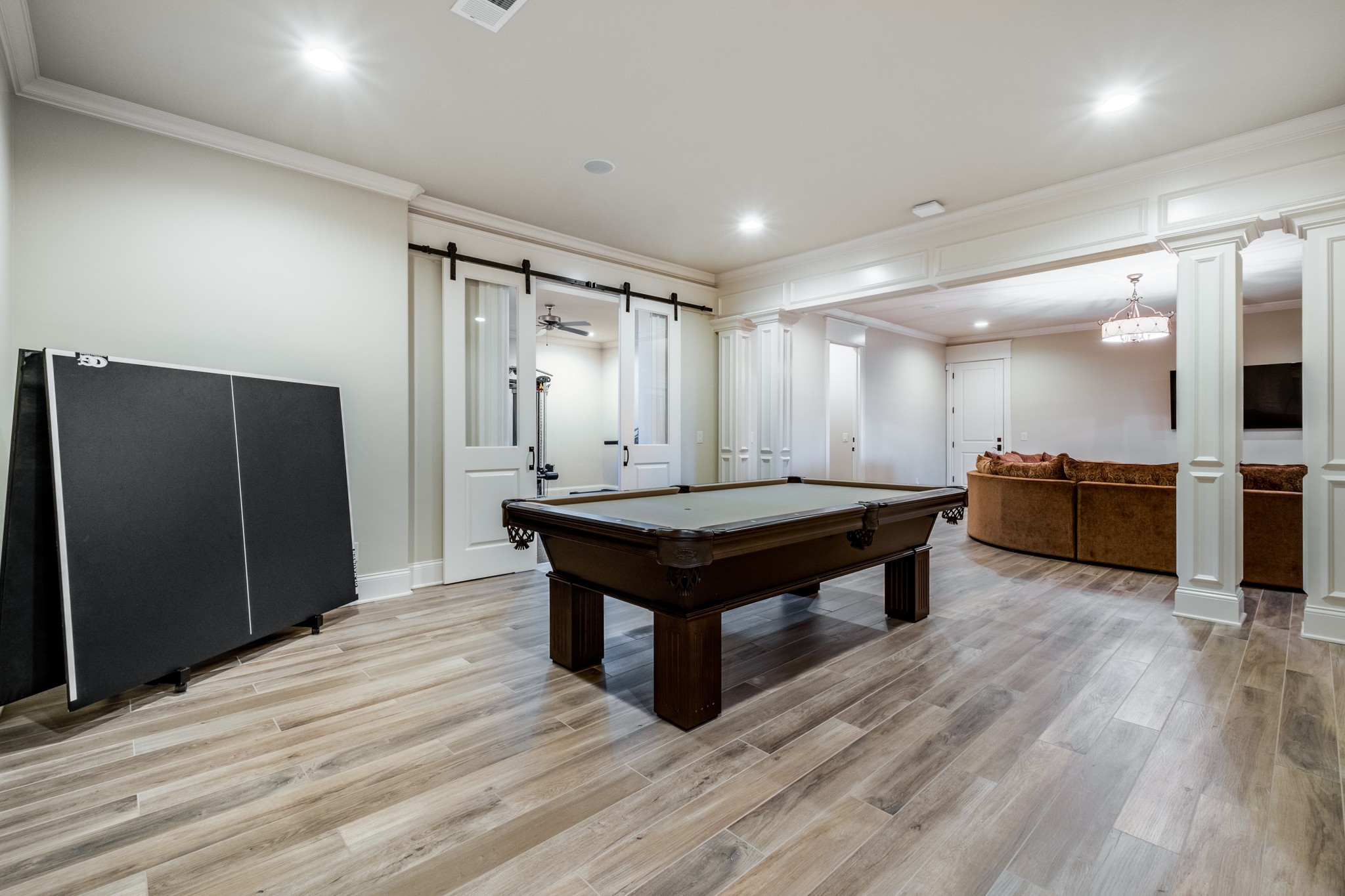 505 Legends Ridge Court Franklin, TN 37069 - Photo 57 of 70 a room with wooden floor and pool table