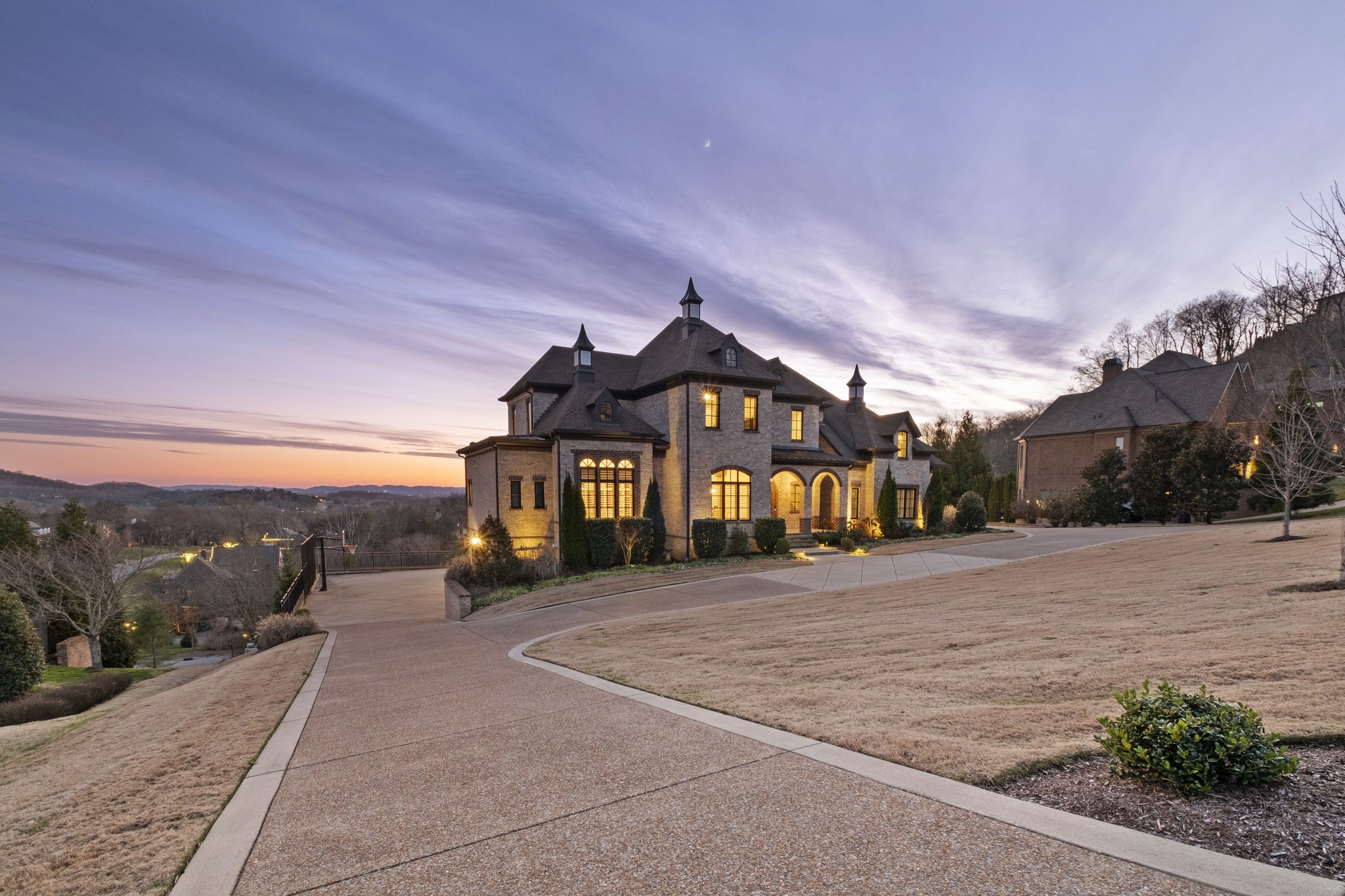505 Legends Ridge Court Franklin, TN 37069 - Photo 67 of 70 a front view of a house with a yard and garage
