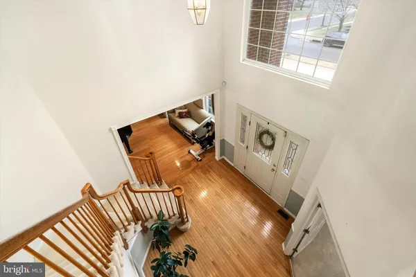 a room with furniture and a large window