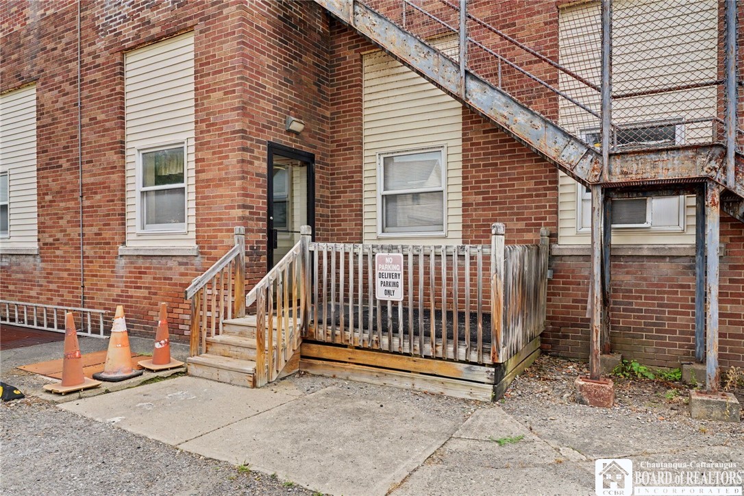 305 North Work Street Ellicott, NY 14733 - Photo 7 of 45 Entrance to back of 305 North Work Apartment with security code