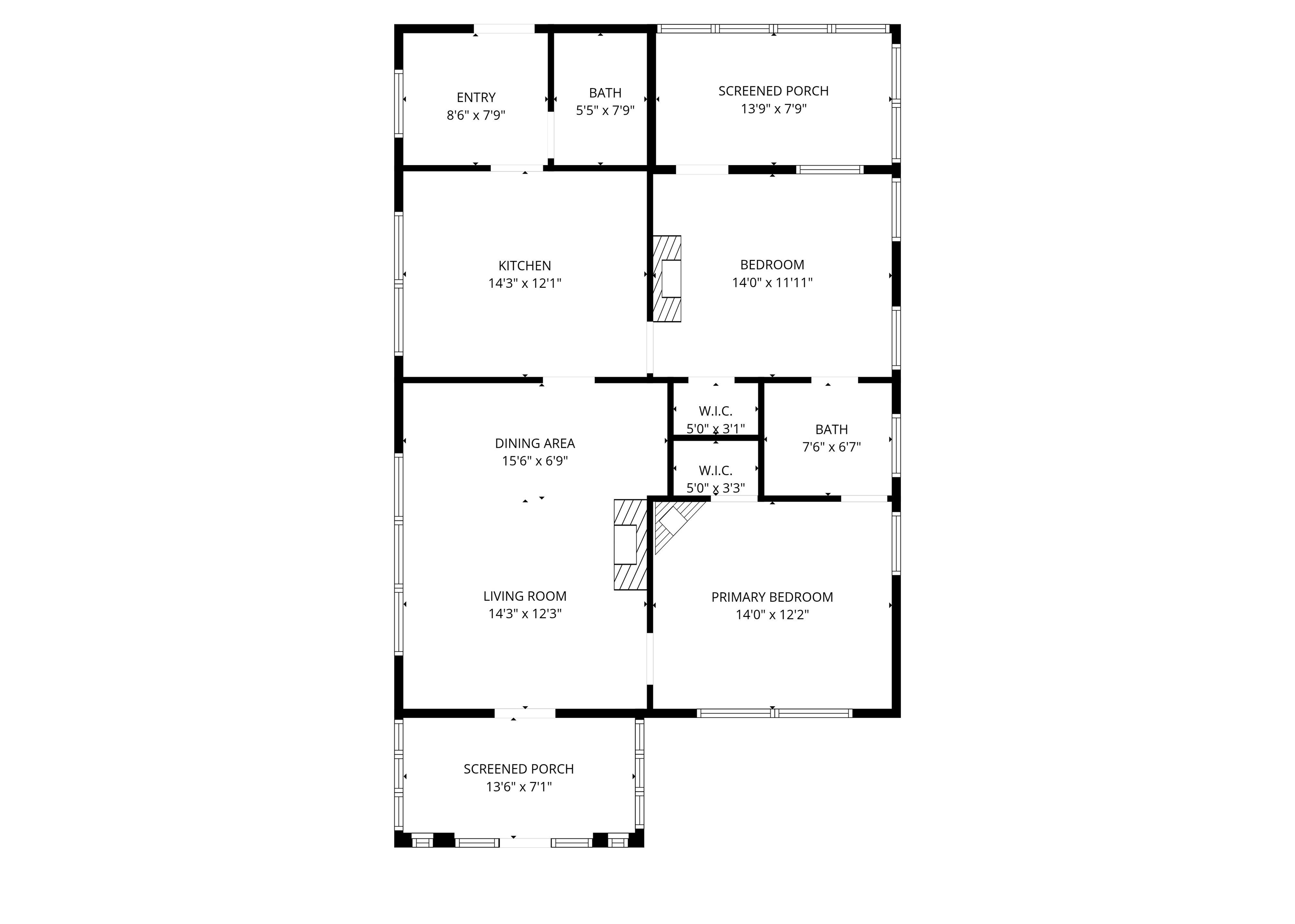 206 1st Street Mobile, AL 36611 - Photo 26 of 26 View of floor plan / room layout