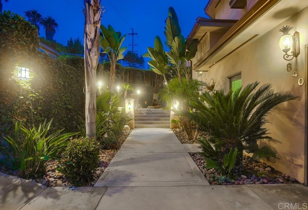 840 Highland Drive Solana Beach, CA 92075 - Photo 3 of 24 a view of a potted plants with brick wall