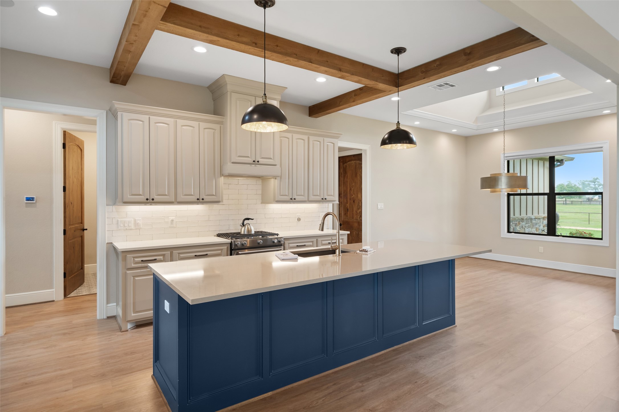30163 High Spirit Ranch Road Hempstead, TX 77445 - Photo 20 of 49 a kitchen with a sink cabinets and window
