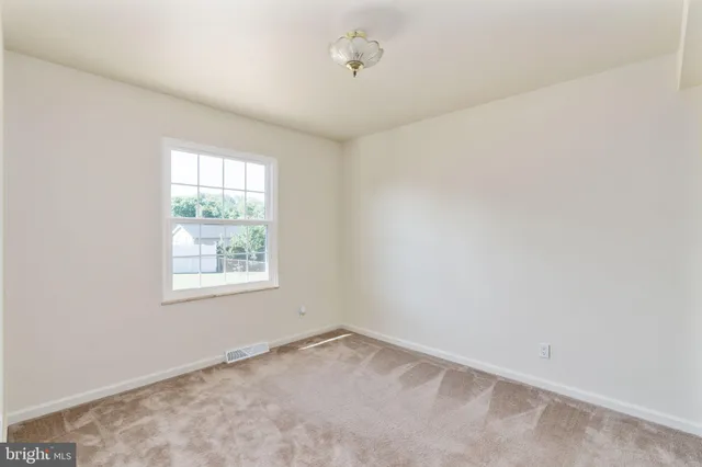 a view of an empty room