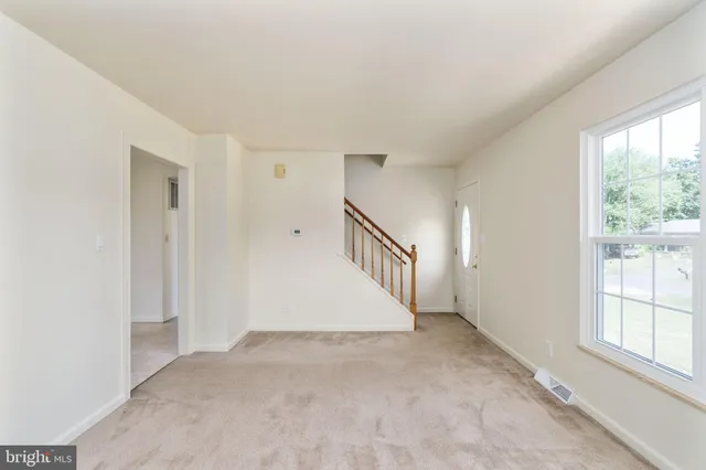 a view of an front door