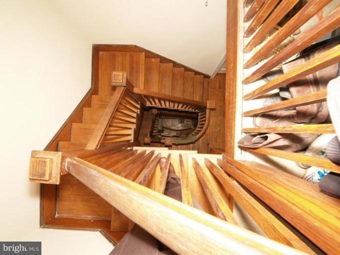1121 Columbia Road Northwest Washington, DC 20009 - Photo 7 of 10 Looking down the staircase from 3rd floor