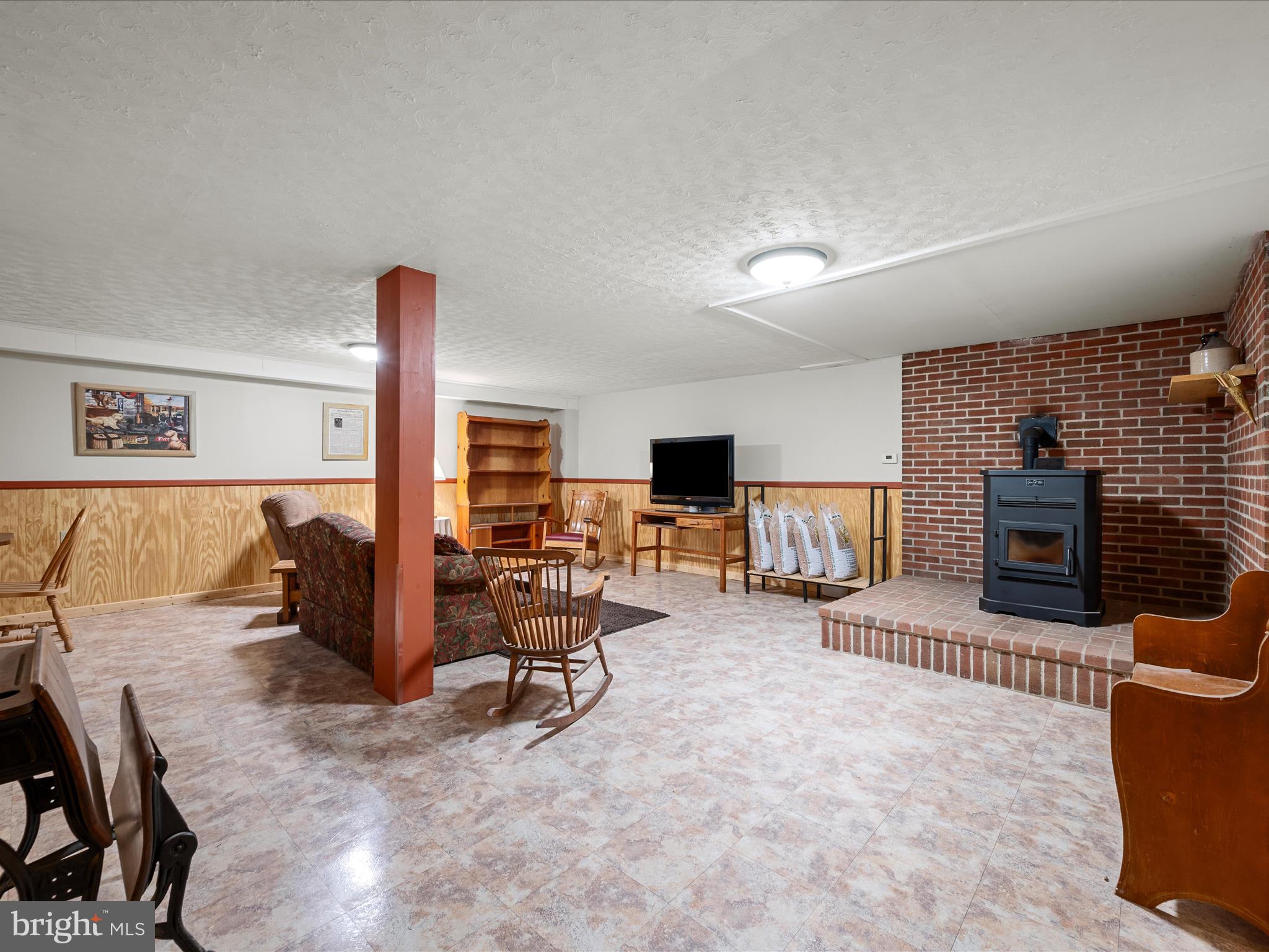 281 Light Road Winchester, VA 22603 - Photo 41 of 54 Rec Room & Pellet Stove