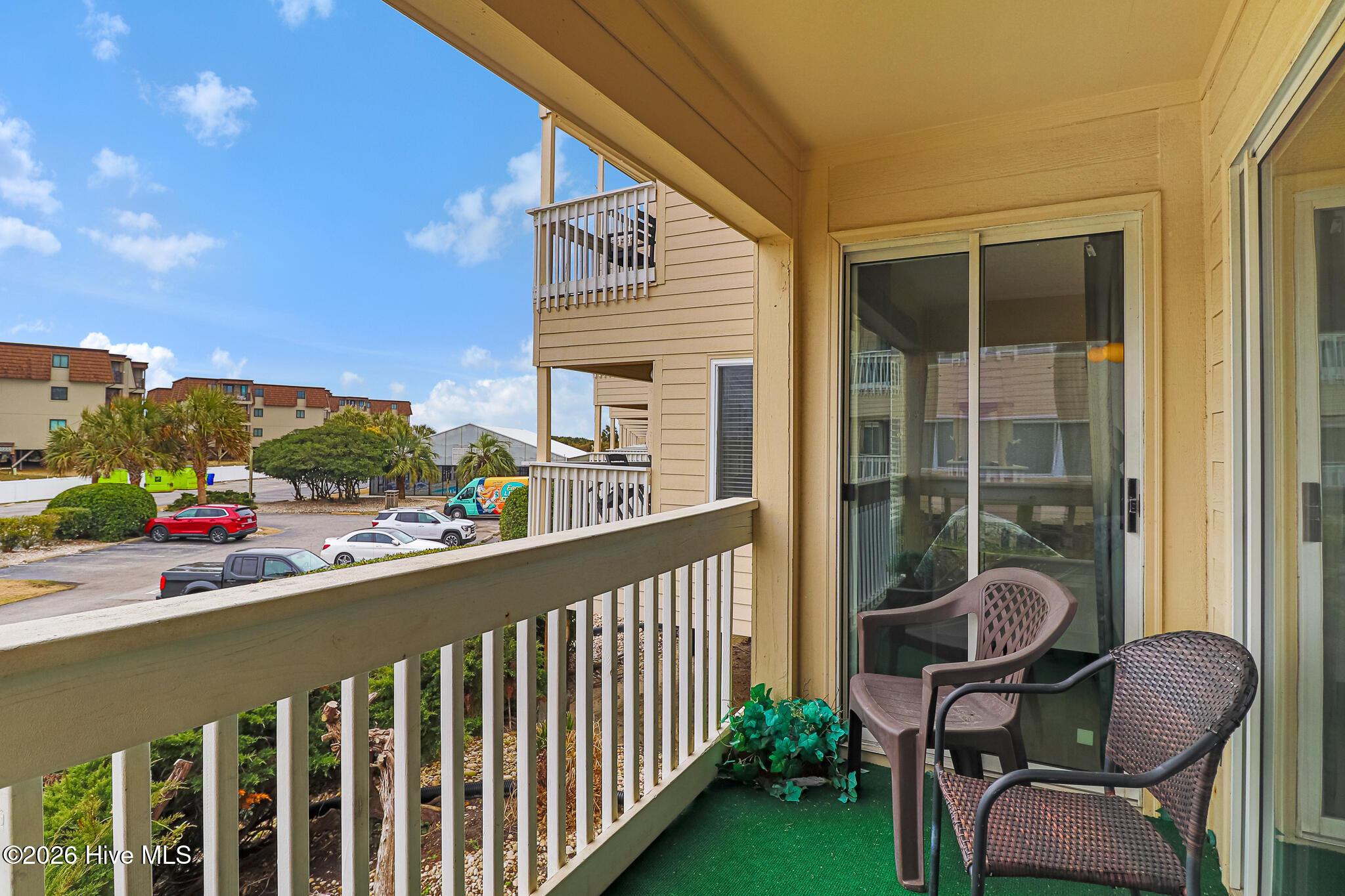 1904 East Fort Macon Road, Unit 156 Atlantic Beach, NC 28512 - Photo 27 of 49 Covered Balcony
