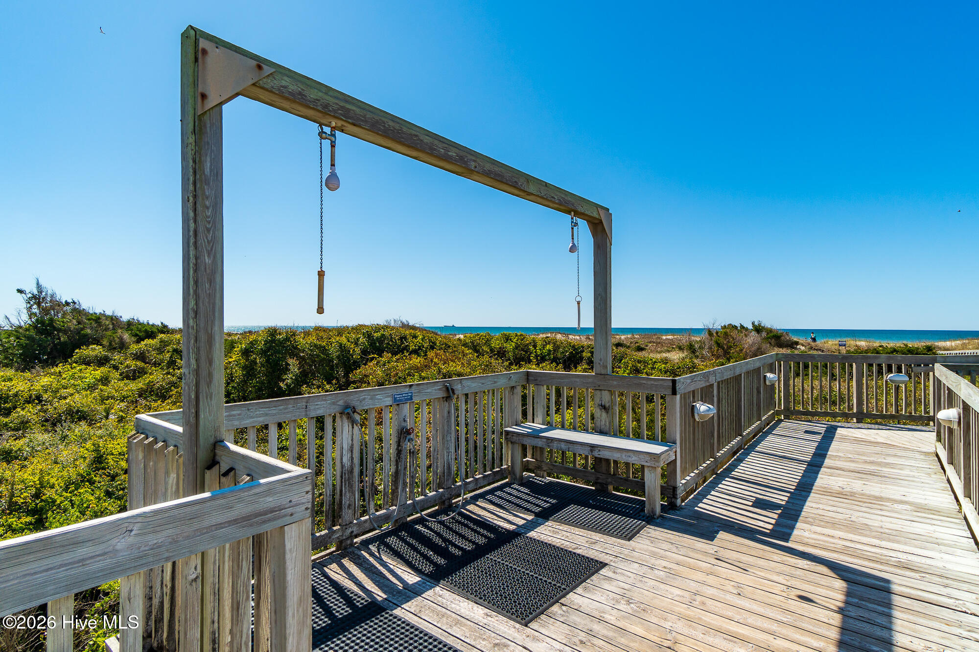1904 East Fort Macon Road, Unit 156 Atlantic Beach, NC 28512 - Photo 39 of 49 Outdoor Shower near Beach Access