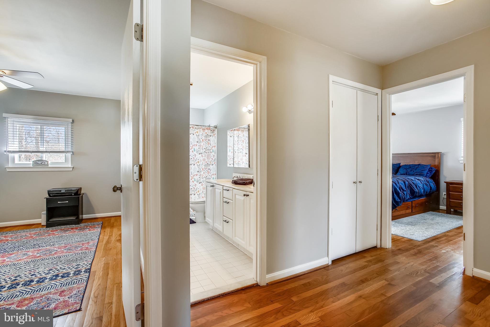 6005 Filbert Court Springfield, VA 22152 - Photo 40 of 55 a view of a bedroom from a hallway