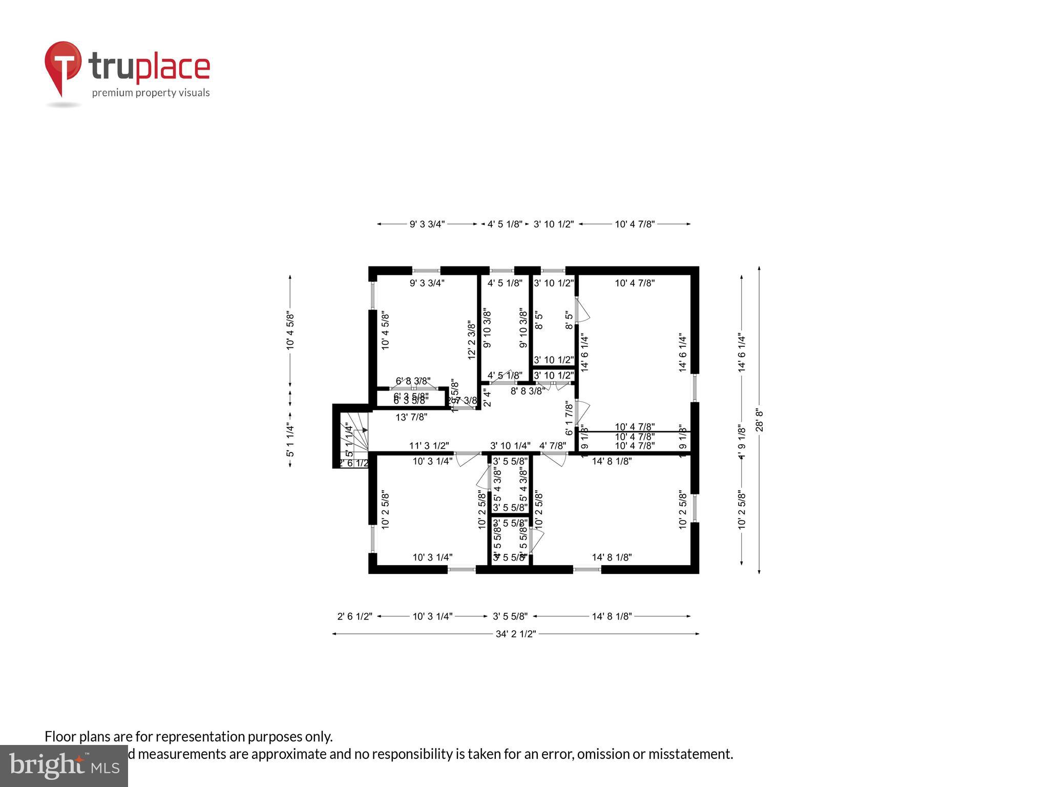 6005 Filbert Court Springfield, VA 22152 - Photo 50 of 55 a picture of a floor plan