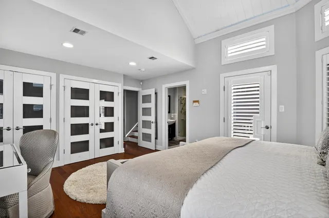 a view of a chair in the roof deck