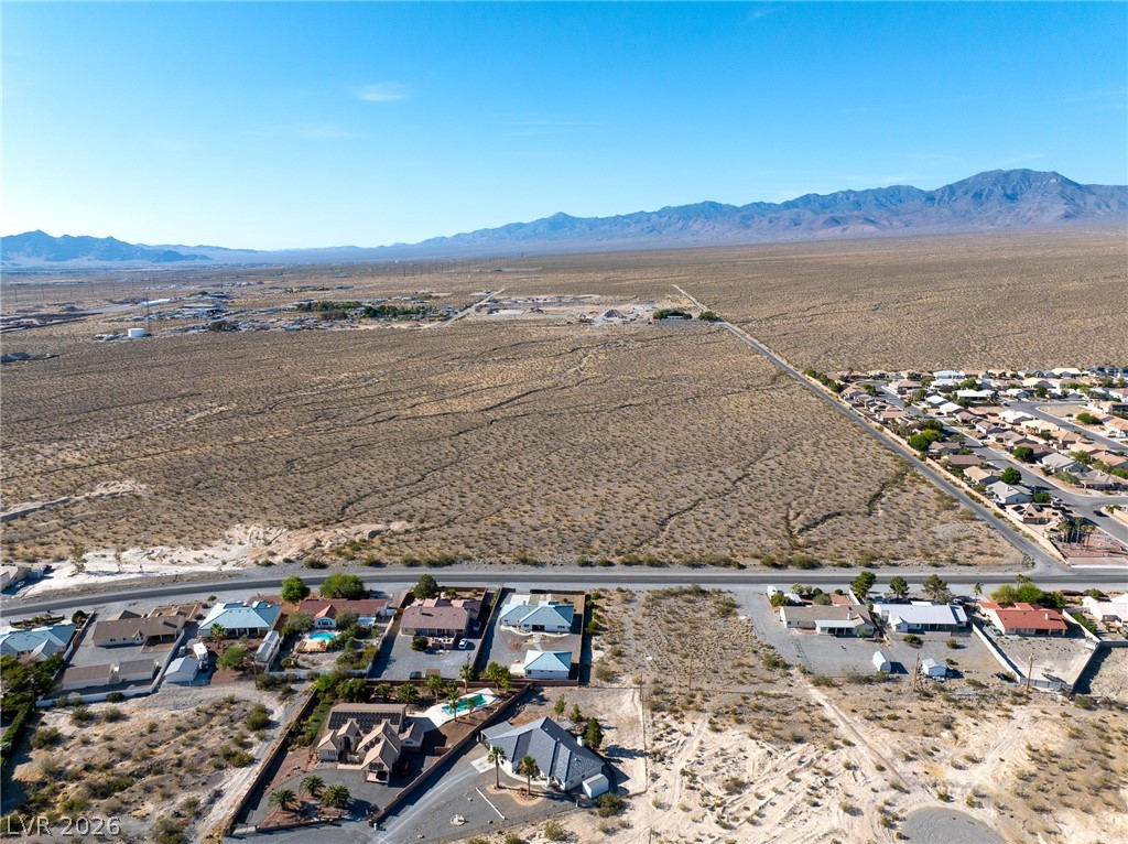 3440 Winery Road Pahrump, NV 89048 - Photo 7 of 12 Aerial view from the south side of the property looking North