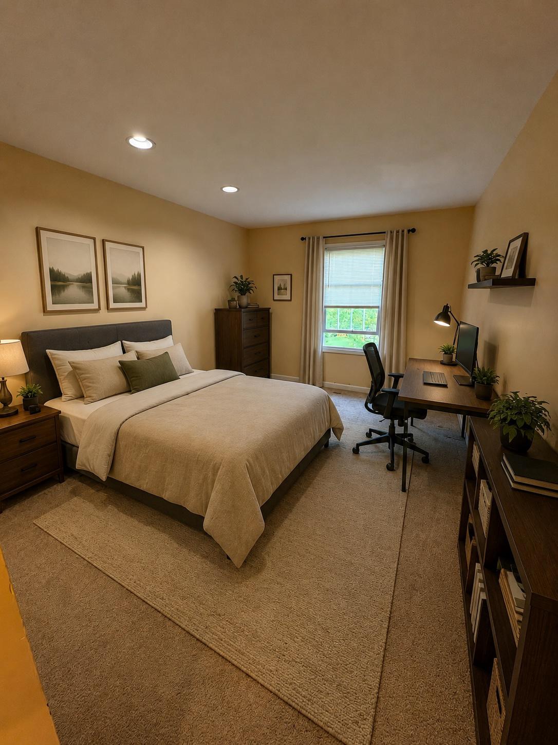 5 Corlen Court, Unit 5 Medford, NJ 08055 - Photo 25 of 33 a bedroom with a bed and furniture