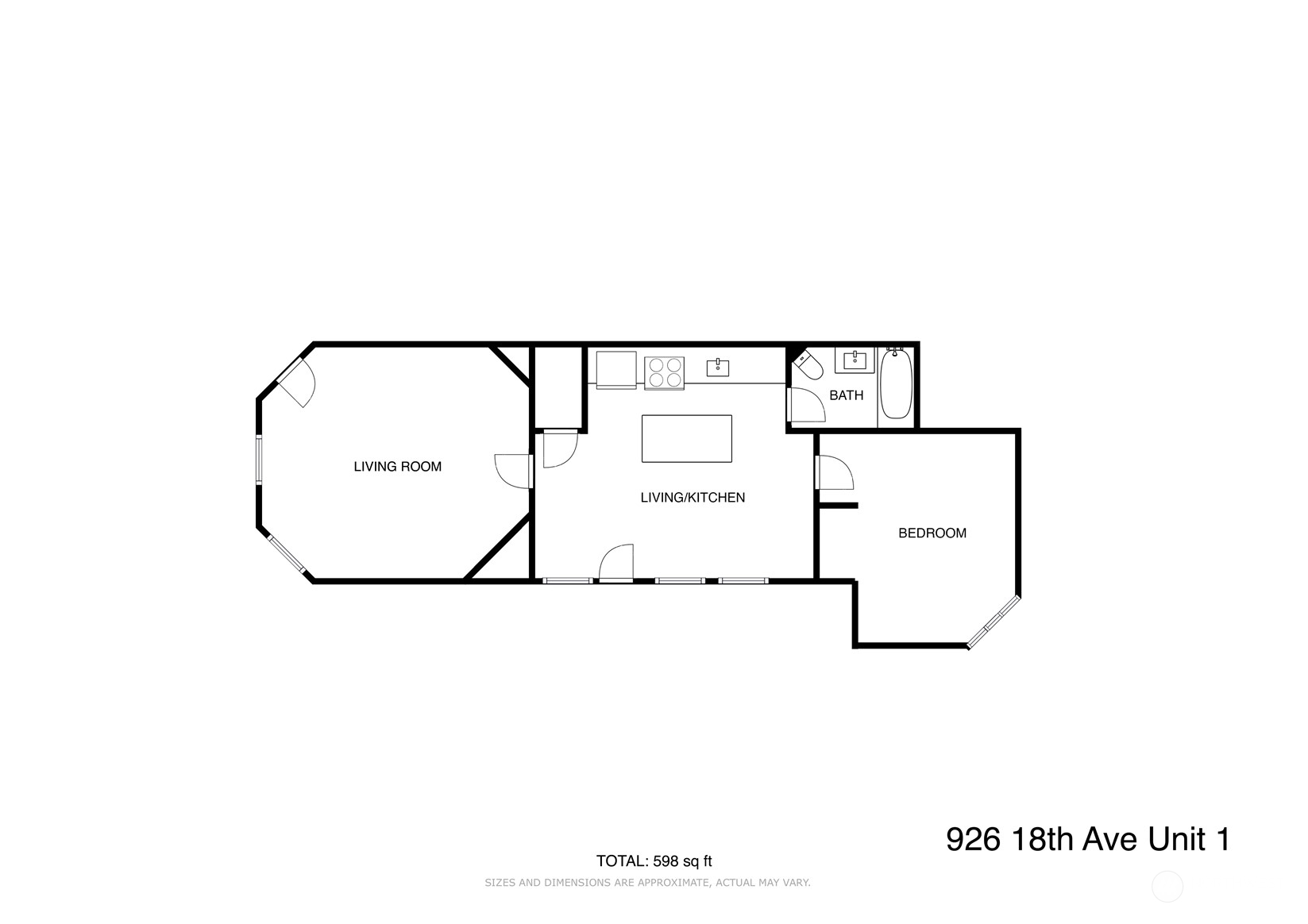 926 18th Avenue Seattle, WA 98122 - Photo 13 of 38 a picture of a bench in front of a microwave