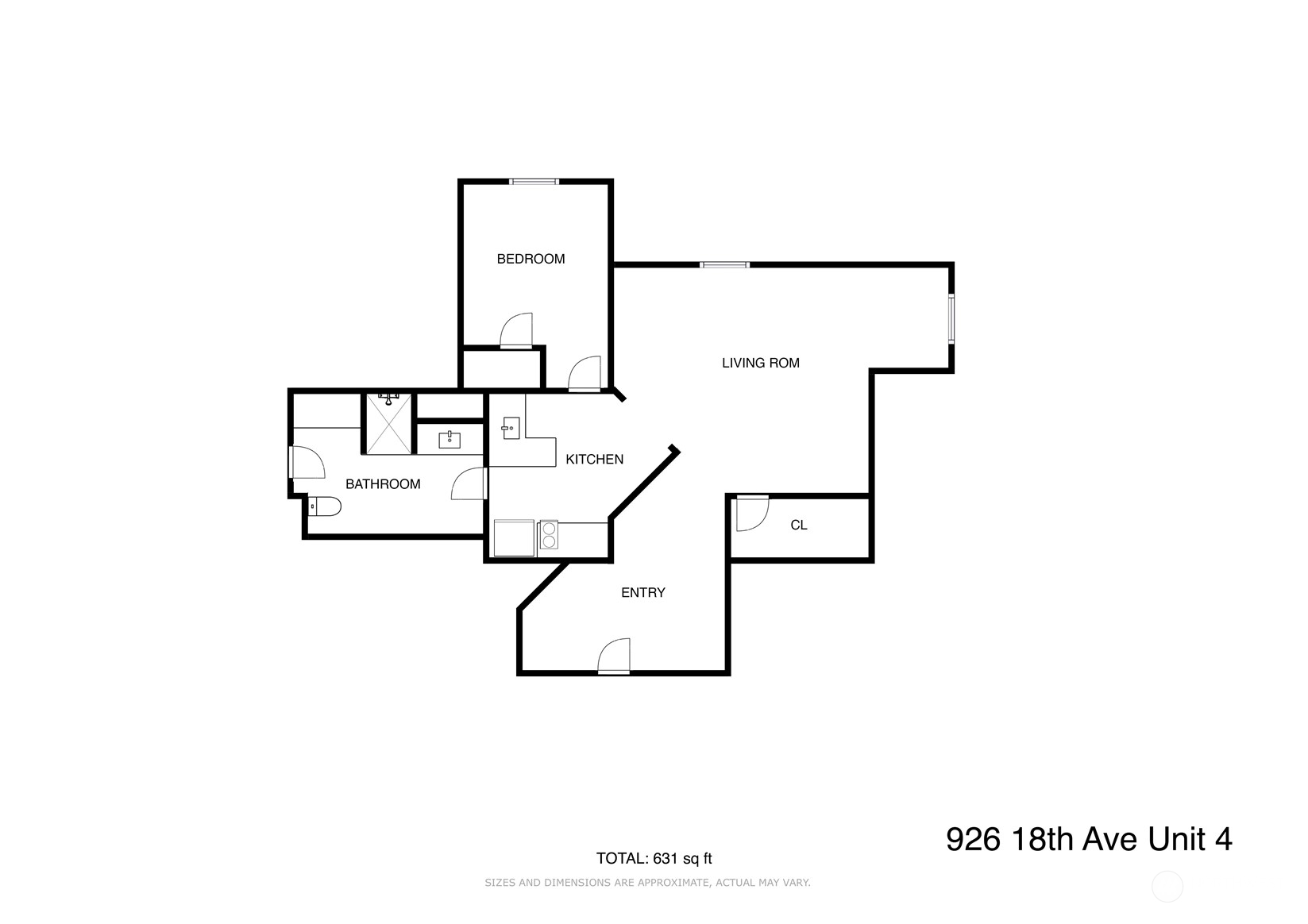 926 18th Avenue Seattle, WA 98122 - Photo 20 of 38 a picture of a floor plan