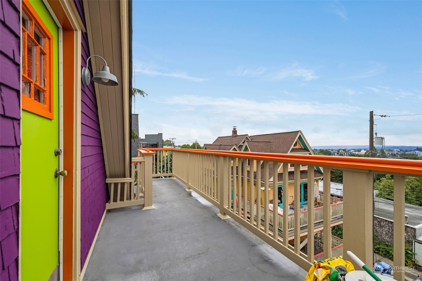 926 18th Avenue Seattle, WA 98122 - Photo 21 of 38 a view of a balcony with staircase