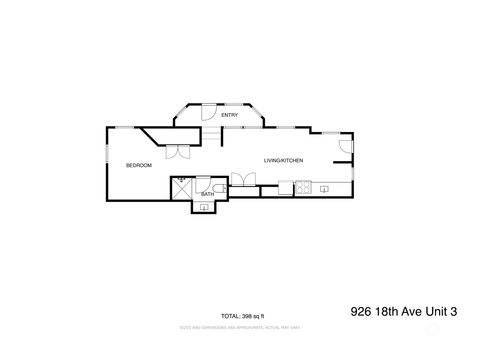 926 18th Avenue Seattle, WA 98122 - Photo 27 of 38 a picture of a floor plan