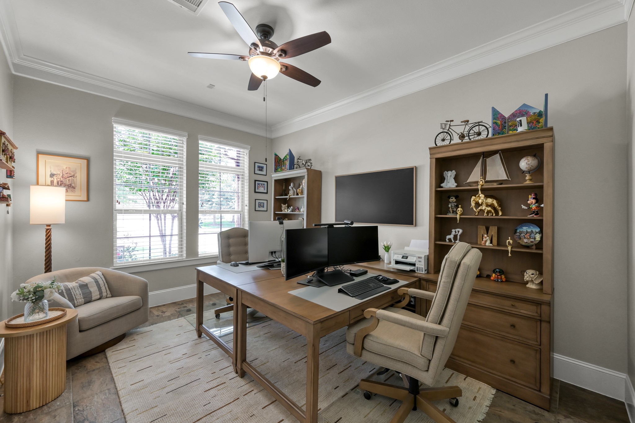31742 Serrano Bluff Lane Spring, TX 77386 - Photo 11 of 40 Oversized study upfront for work from home professionals or use as an additional bedroom w/ access to adjacent bathroom