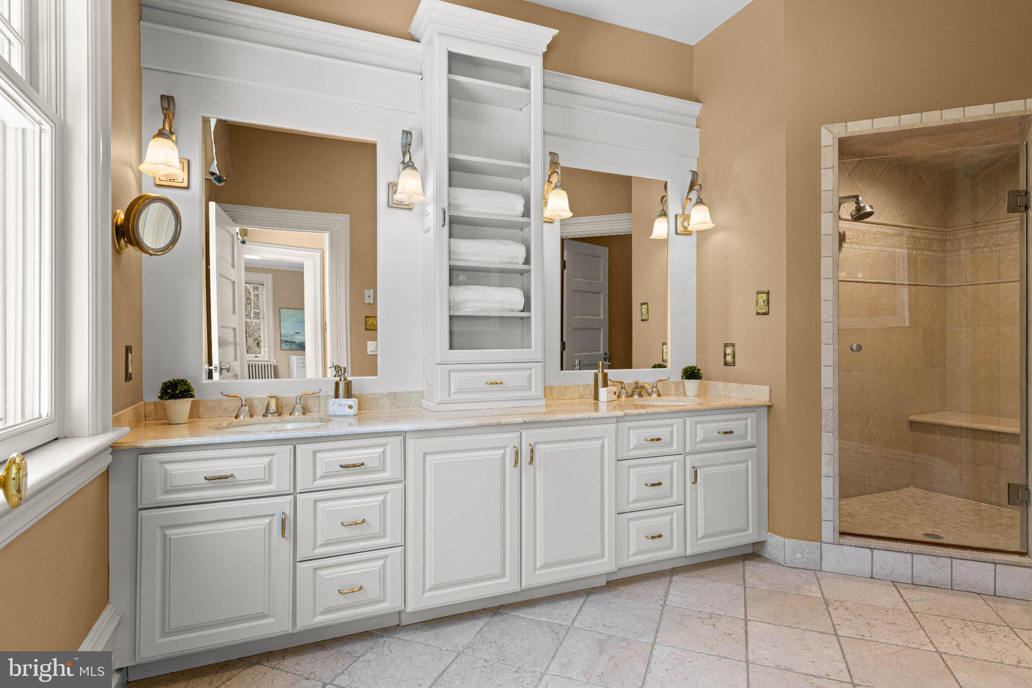 312 South Waterloo Road Devon, PA 19333 - Photo 49 of 112 Primary bathroom with double sink vanity