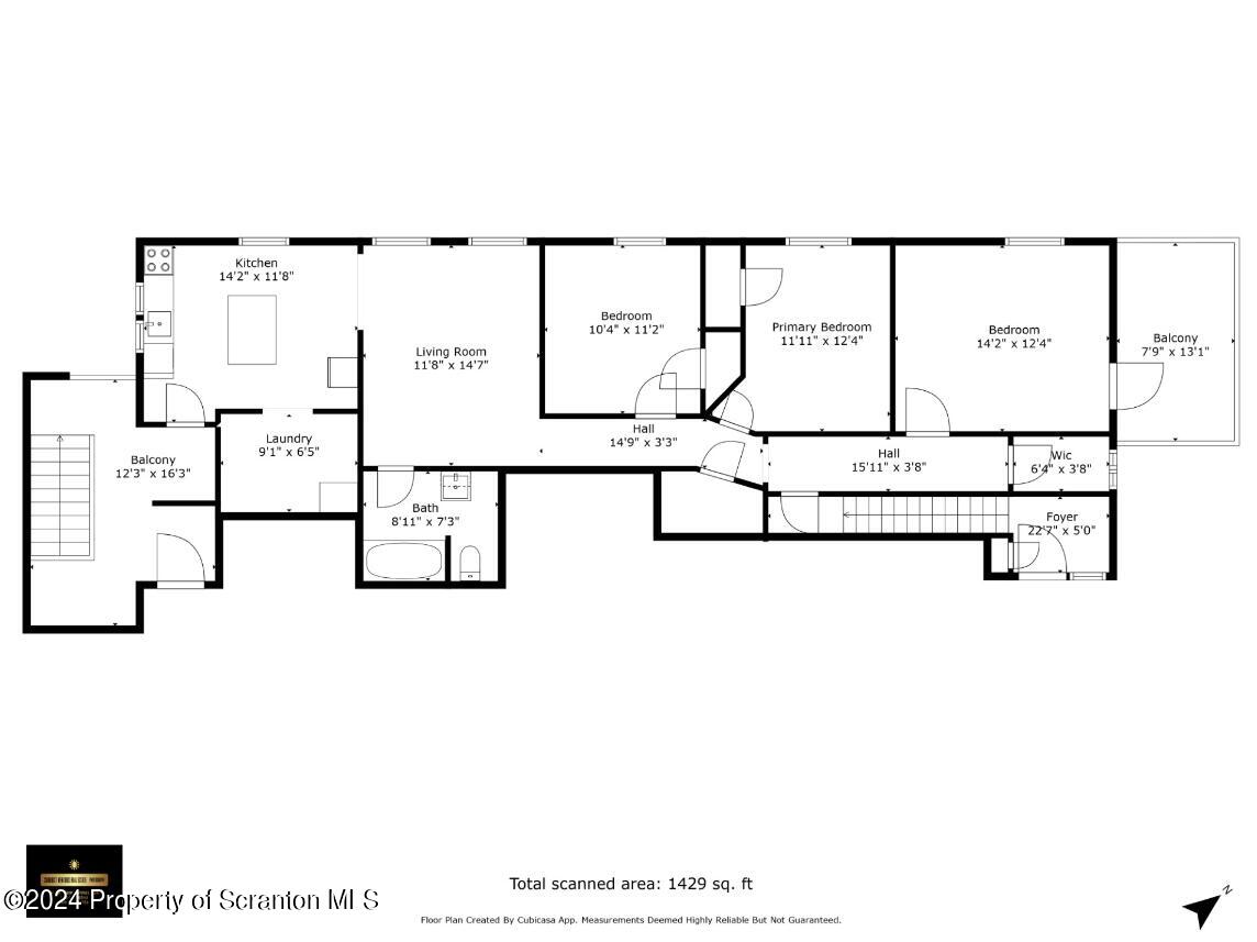 632 Moosic Street, Unit 2 Scranton, PA 18505 - Photo 18 of 24 cropped