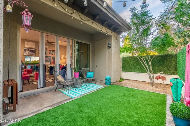 a view of outdoor space yard deck patio and swimming pool