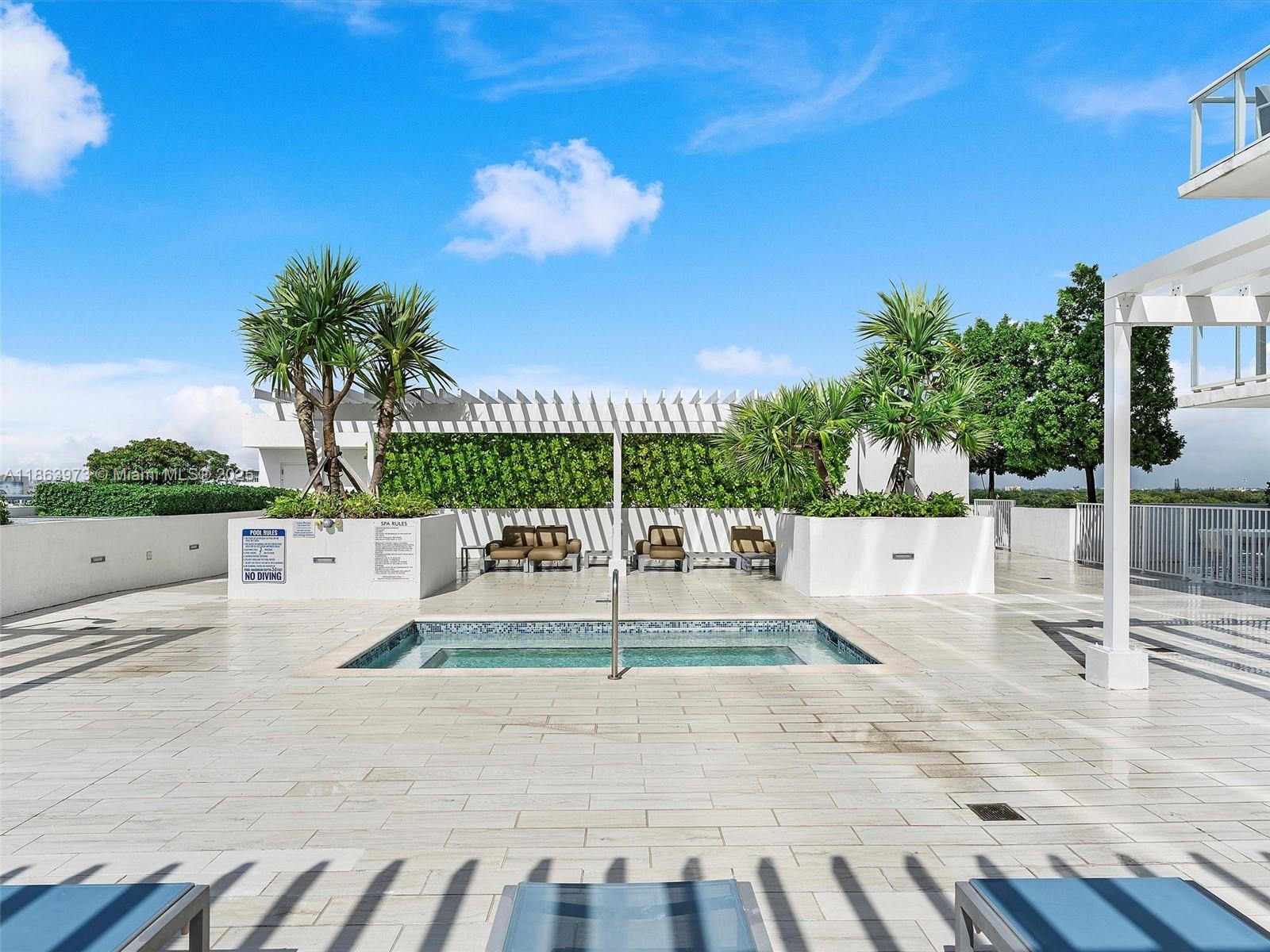 4250 Biscayne Boulevard, Unit 1416 Miami, FL 33137 - Photo 44 of 55 a view of a terrace