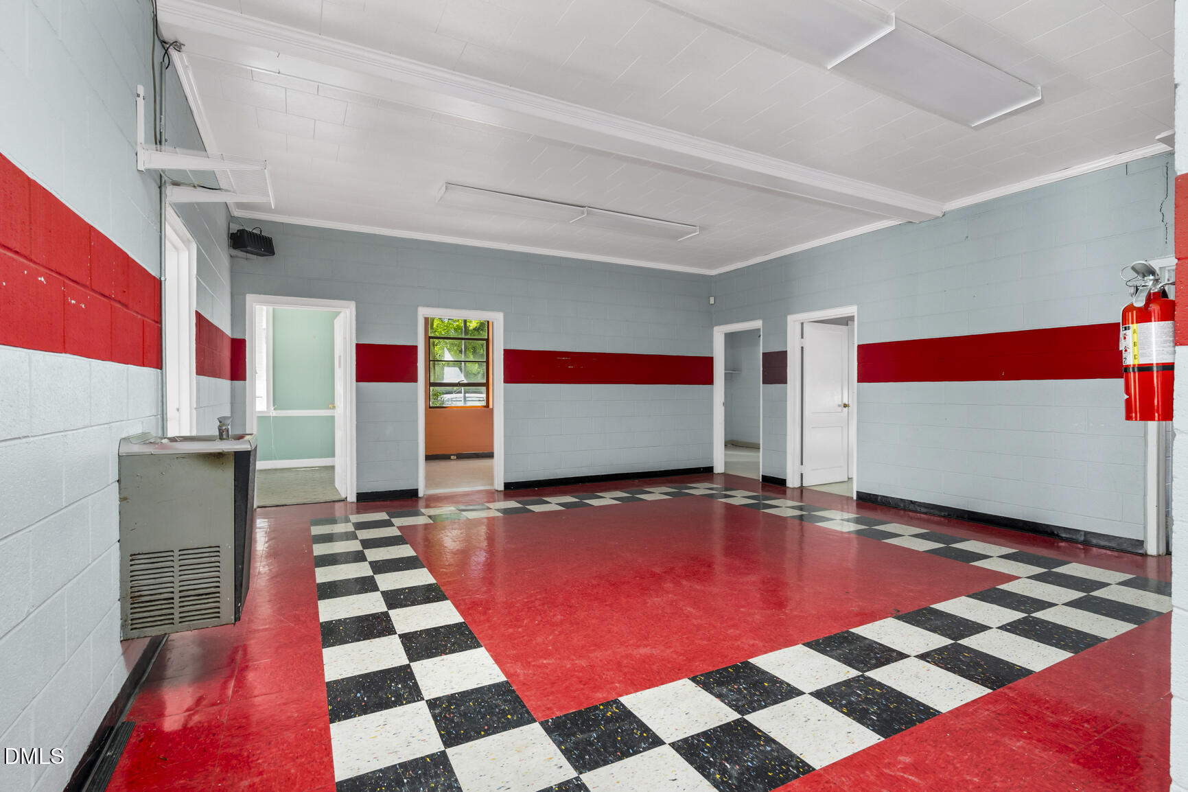 408 Cokey Road Rocky Mount, NC 27801 - Photo 25 of 46 a room with pool table and white checkered floor