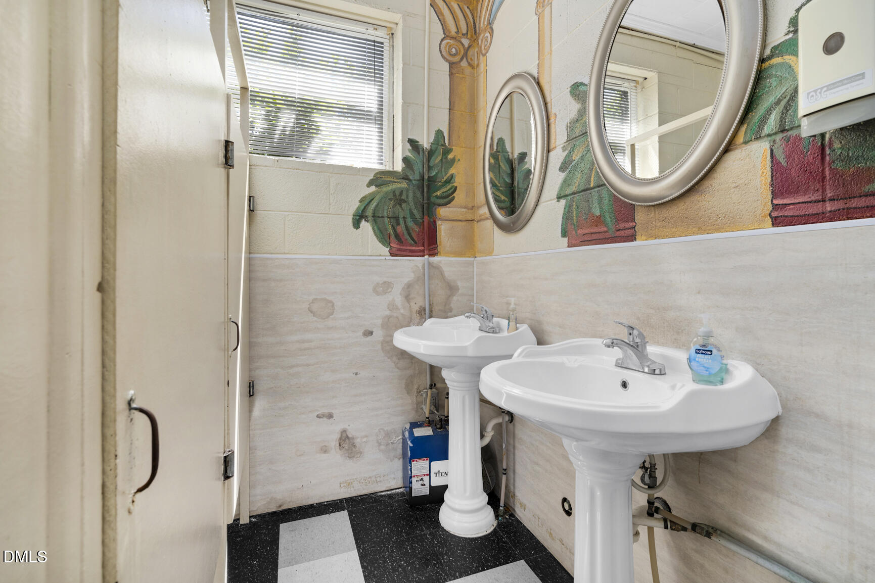 408 Cokey Road Rocky Mount, NC 27801 - Photo 39 of 46 a bathroom with a sink a mirror and a shower