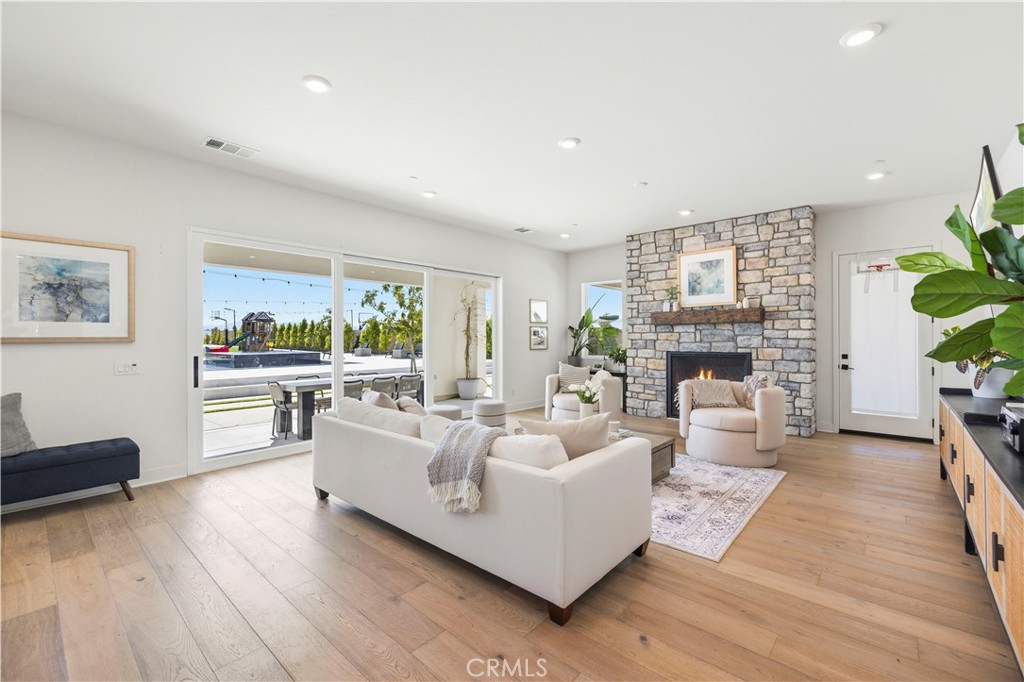28346 Old Spgs Road Castaic, CA 91384 - Photo 13 of 80 a living room with furniture fireplace and a large window