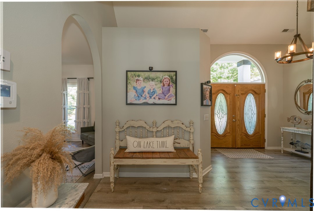 12700 Coalboro Road Chesterfield, VA 23838 - Photo 8 of 50 Foyer featuring a double-door entry with leaded gl