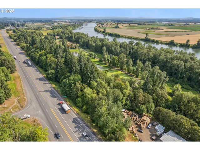 a view of a city with an ocean view