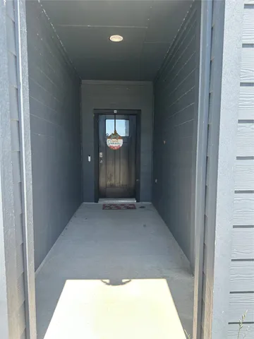 a backyard of a house