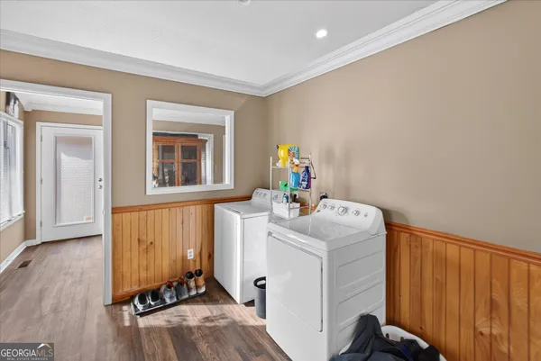 a room with storage and utility