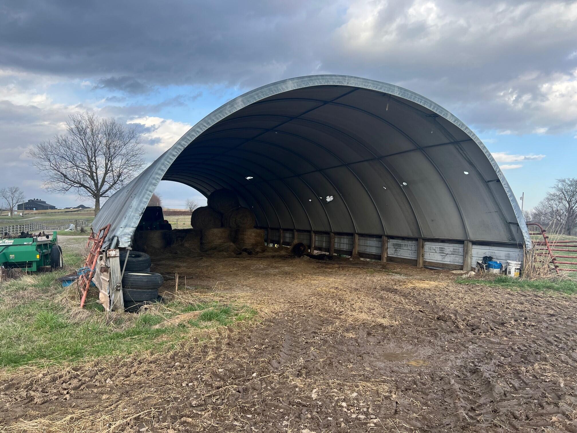 4309 Lexington Road Lancaster, KY 40444 - Photo 33 of 33 Metal Hay Shed