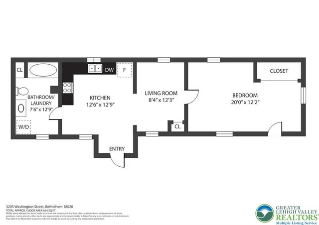 $1,700 | 3203 Washington Street, Bethlehem, PA 18020