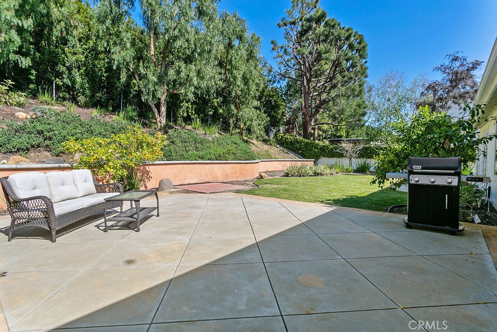 27242 Cordero Lane Mission Viejo, CA 92691 - Photo 23 of 39 a view of backyard with outdoor seating and green space