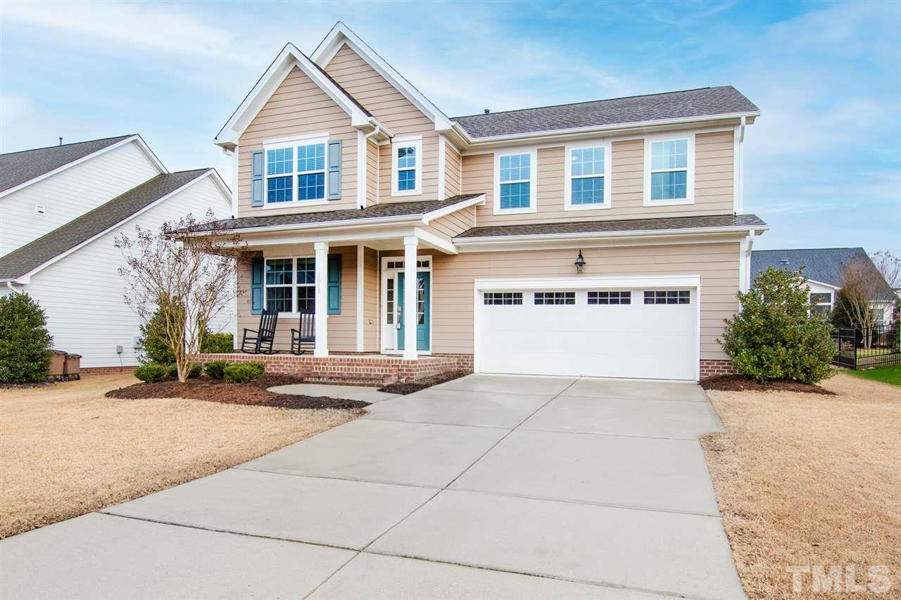 1013 Traditions Meadow Drive Wake Forest, NC 27587 - Photo 22 of 30 front view of house with a yard