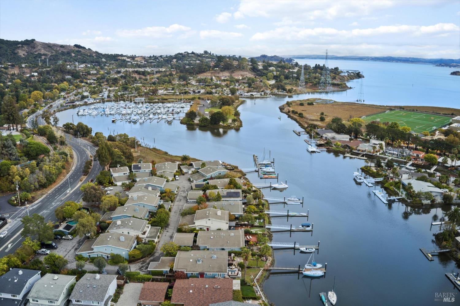 20 Porto Bello Drive San Rafael, CA 94901 - Photo 51 of 54 an aerial view of residential houses with outdoor space
