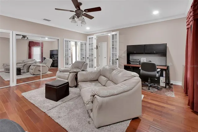 a spacious bathroom with a bathtub and a shower