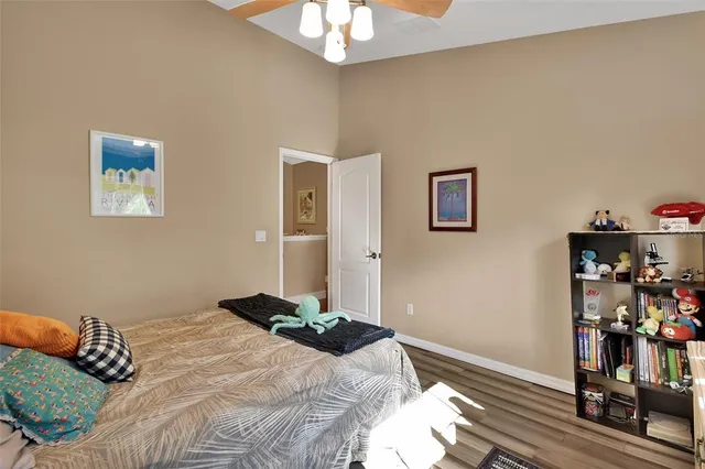 a car parked in a garage