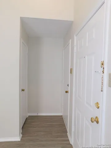 a view of an empty room