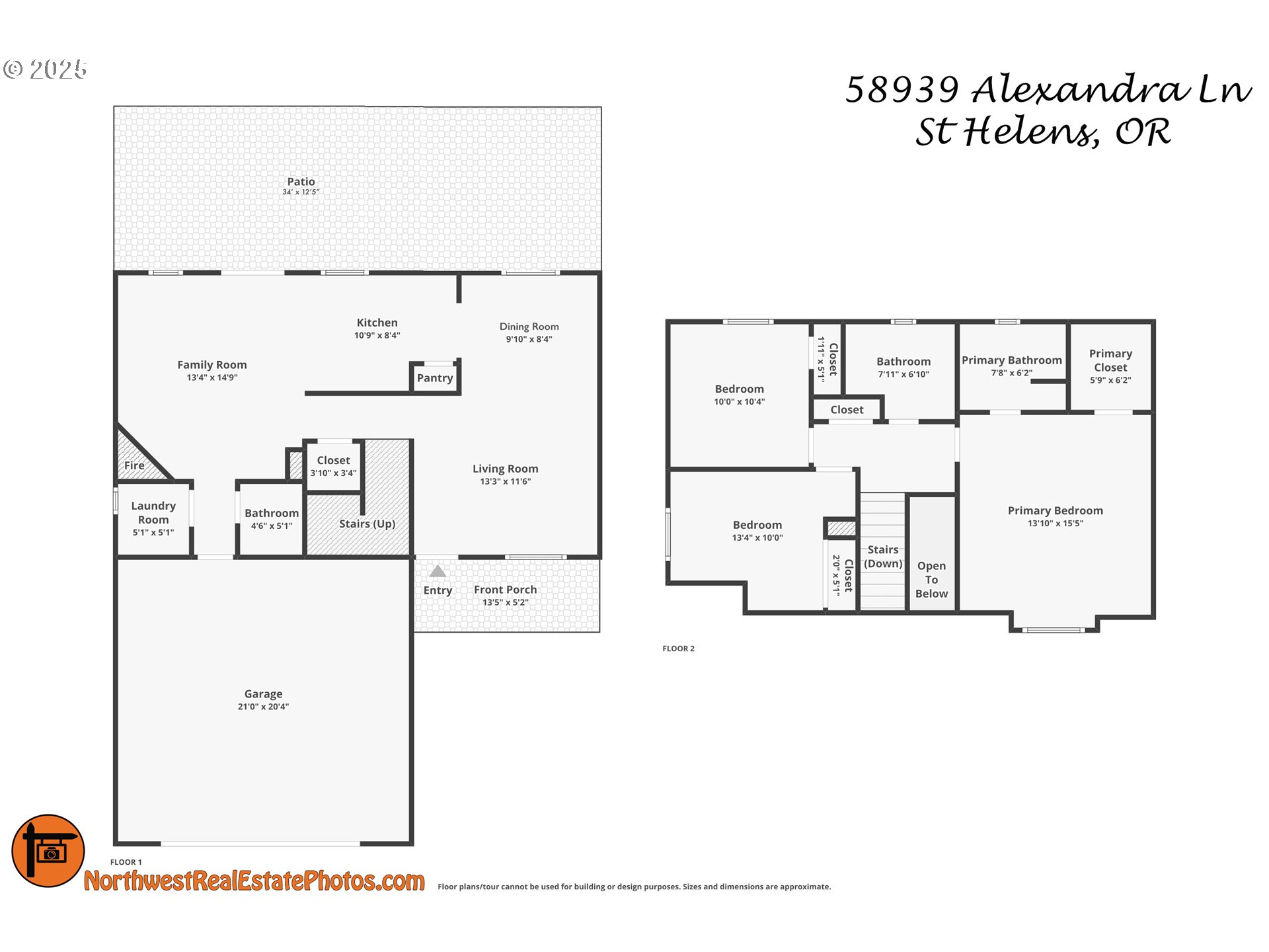 58939 Alexandra Lane St. Helens, OR 97051 - Photo 42 of 42 Floor Plan